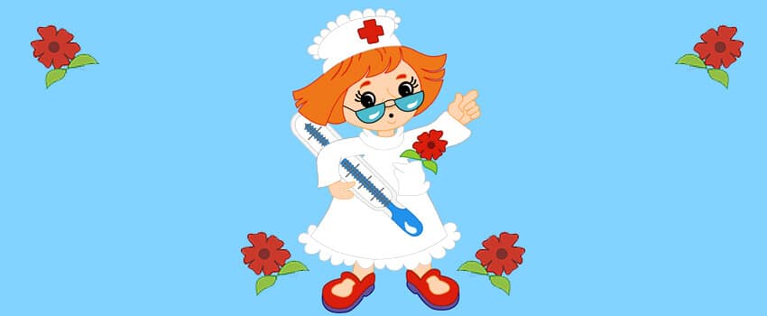 Cartoon nurse character symbolizing positive customer experience, linking to SysAid's efficient ITSM solutions. - SysAid