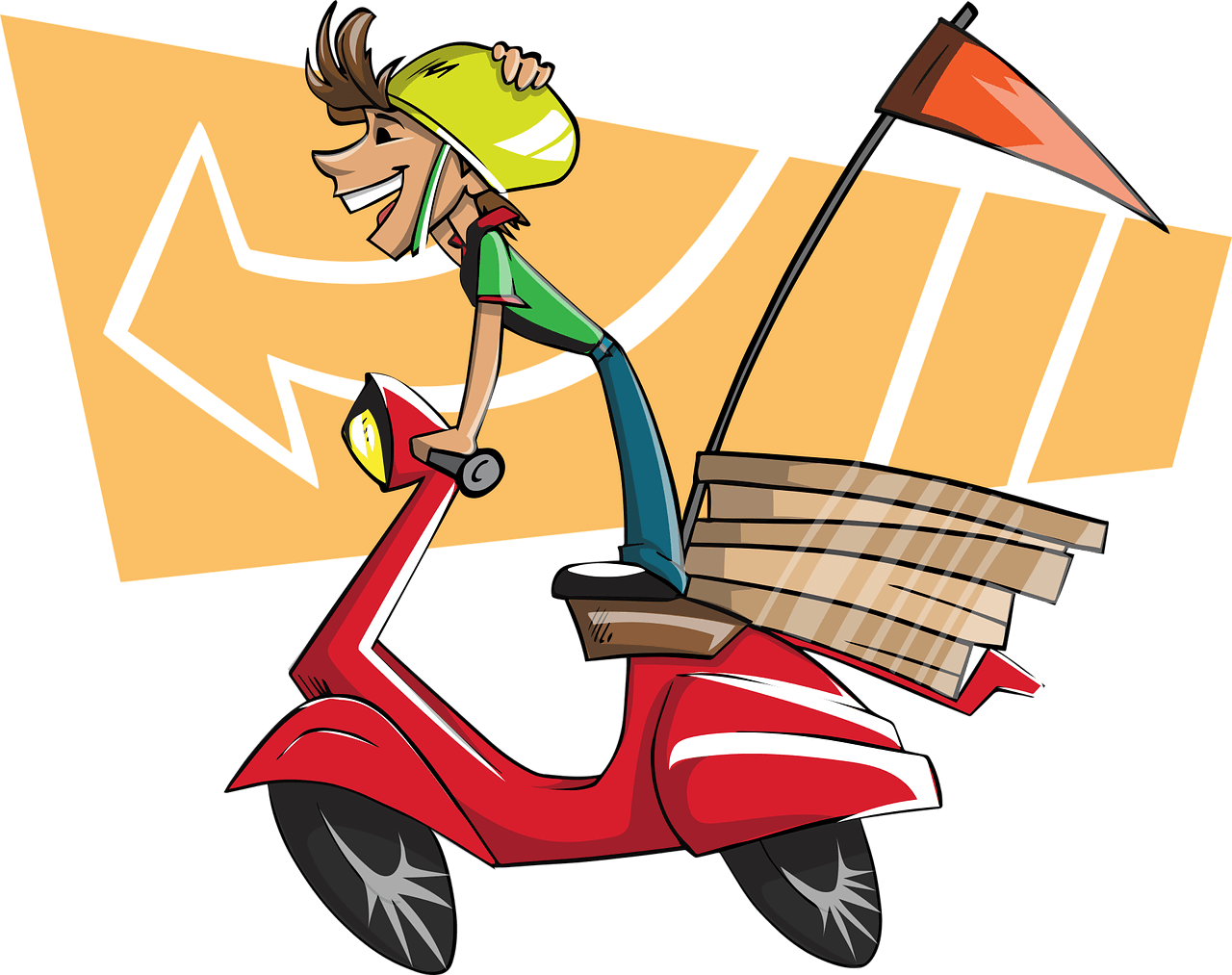 Pizza delivery guy