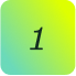 Black number 1 centered on green-yellow gradient, symbolizing SysAid’s Service Desk as your first choice in ITSM. - SysAid