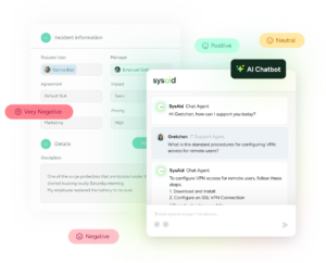 Copilot for agents chat log