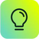 Light bulb icon on a green-yellow background, symbolizing ITSM innovation powered by SysAid Service Desk solutions. - SysAid
