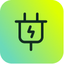 ITSM power icon symbolizing SysAid’s streamlined IT service management on a vibrant green and yellow background. - SysAid