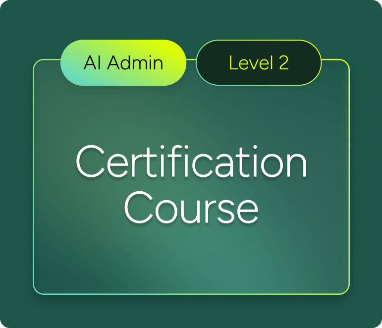 Logo for sysaid copilot ai admin level 1 certification course, featuring a cartoon bird with a graduation cap.