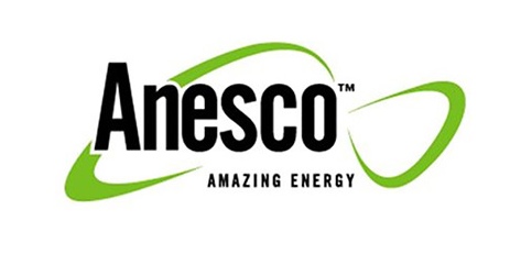 Anesco logo with the tagline "Amazing Energy" in black text accompanied by green, swooping lines. - SysAid