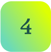A bold number 4 on a green-yellow gradient, representing ITSM's four essential pillars in SysAid Service Desk. - SysAid