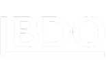BDO logo in bold white letters with a line below on light gray, representing reliable ITSM Service Desk solutions. - SysAid