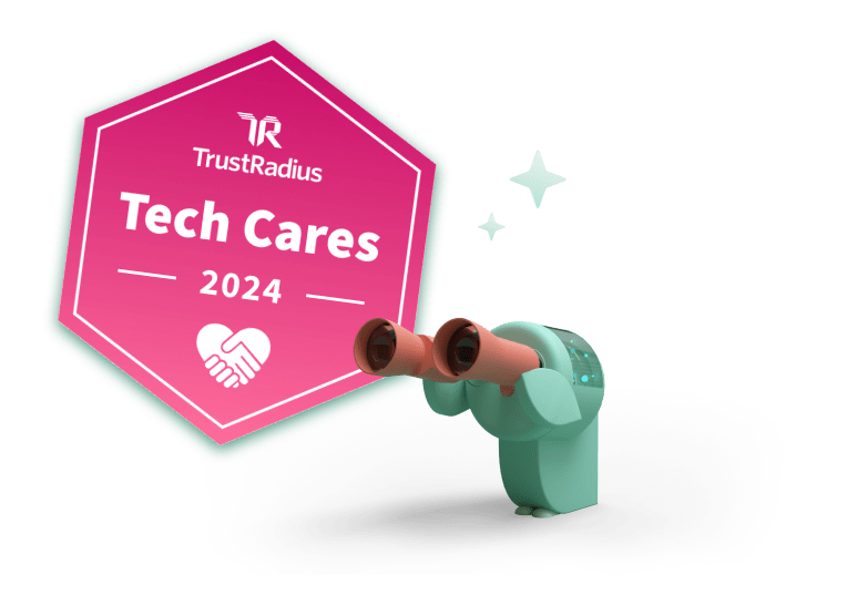 SysAid recognized by TrustRadius Tech Cares 2024, reflecting leadership in ITSM solutions and service excellence. - SysAid